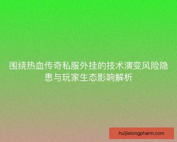 围绕热血传奇私服外挂的技术演变风险隐患与玩家生态影响解析 围绕热血传奇私服外挂的技术演变风险隐患与玩家生态影响解析